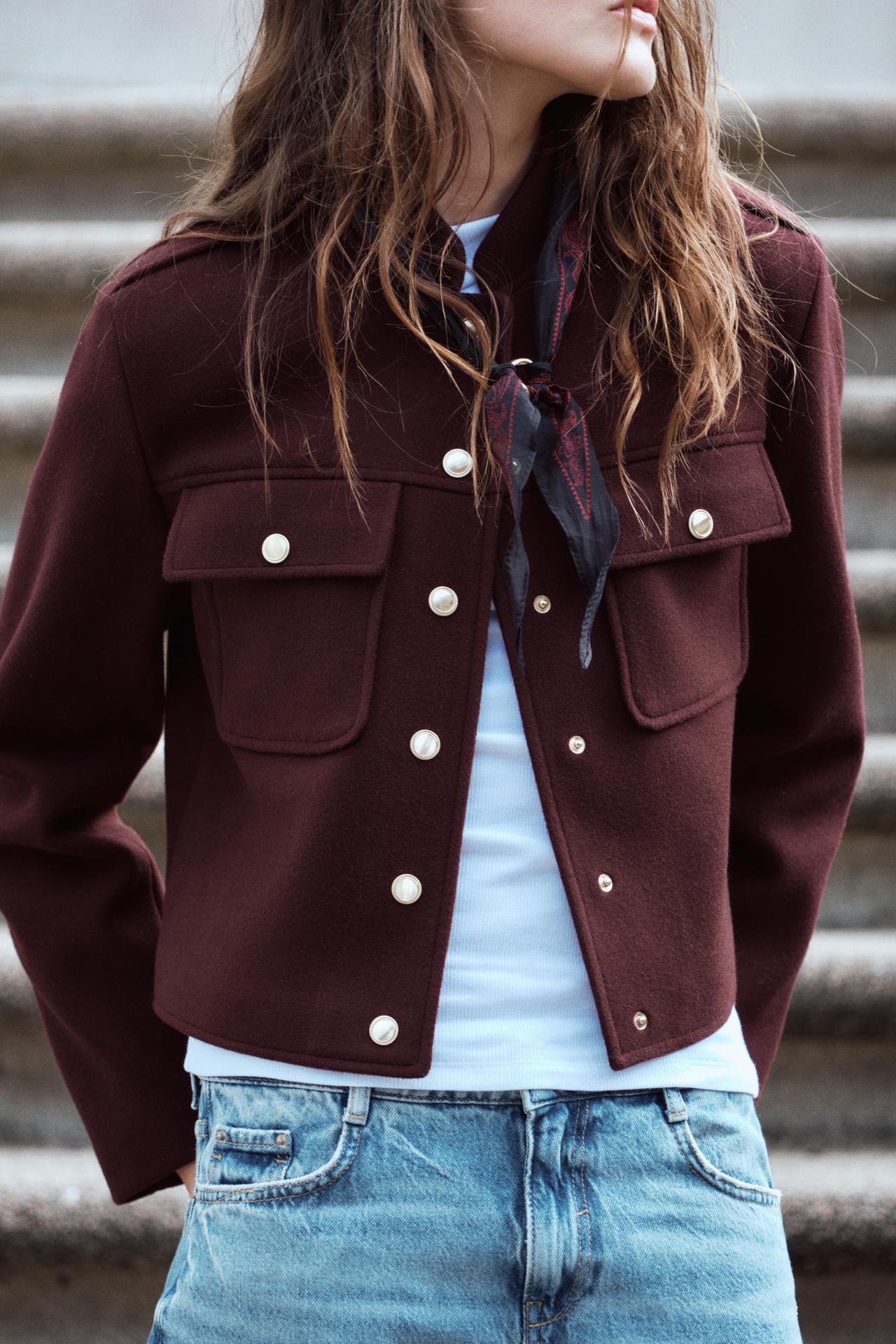 Carter Burgundy Jacket