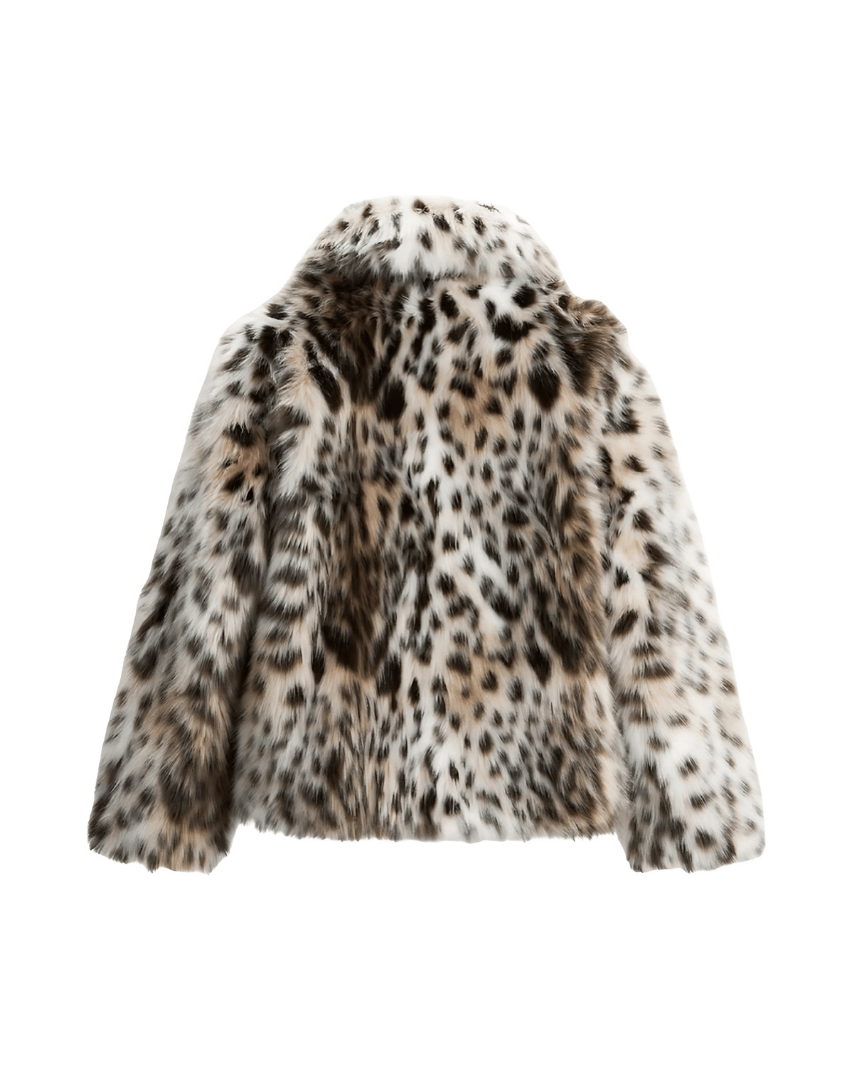 Burgini - Leopard Faux Faur Coat