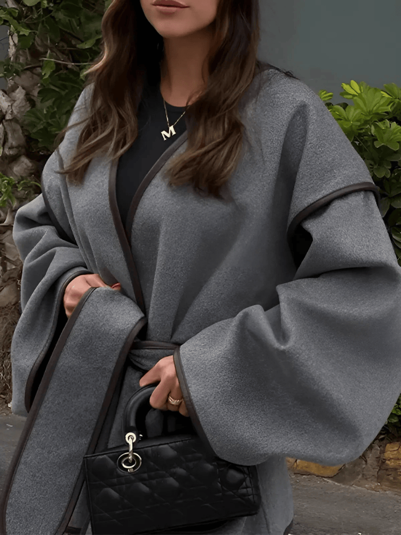 Adelina – Lyxig Kimono Omlottjacka