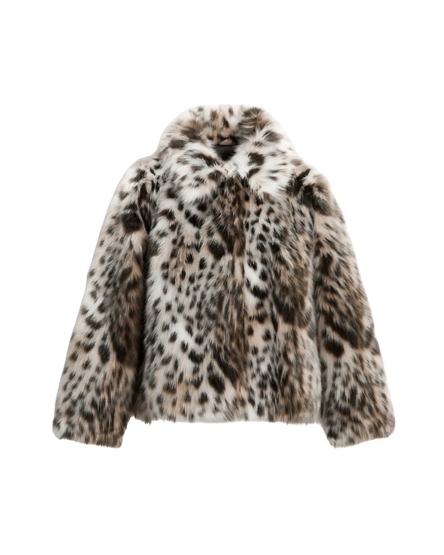 Burgini - Leopard Faux Faur Coat