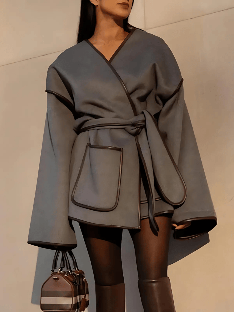 Adelina – Lyxig Kimono Omlottjacka