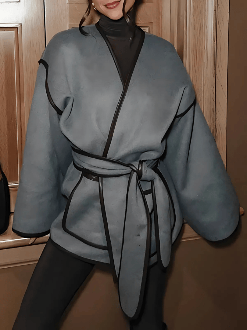 Adelina – Lyxig Kimono Omlottjacka