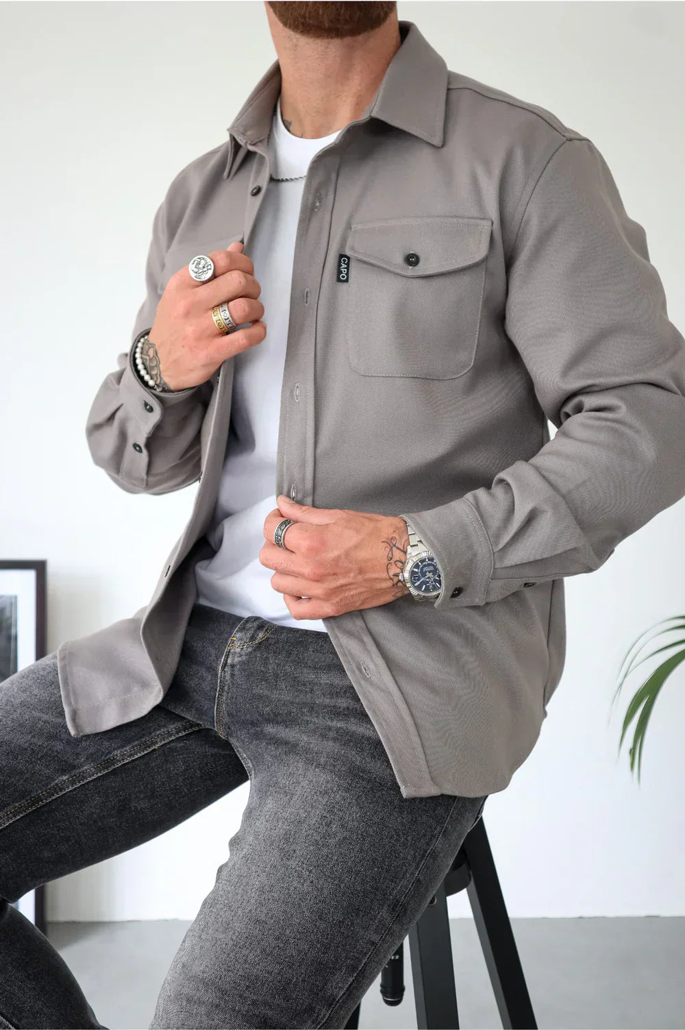 Marcus - Supreme Overshirt voor Tijdloze Stijl en Comfort