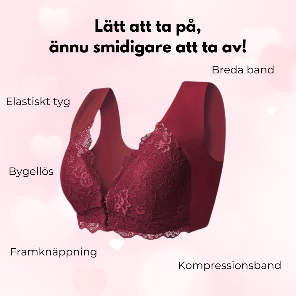 Vento – BEKVÄM BH MED FRAMKNÄPPNING 1+1 GRATIS