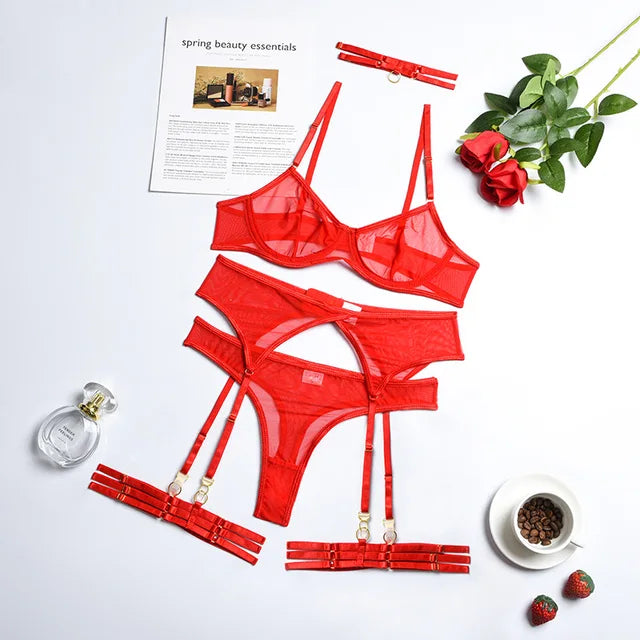 LALUNA® | 4-DELIGE LINGERIE SET