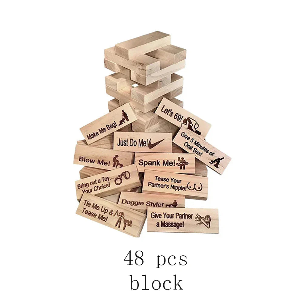 Fantasy Jenga™ Bygg kärlek, ett block i taget