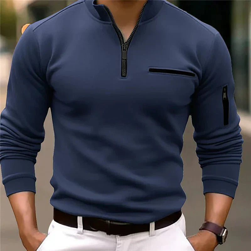 Magnus | Poloshirt met lange mouwen